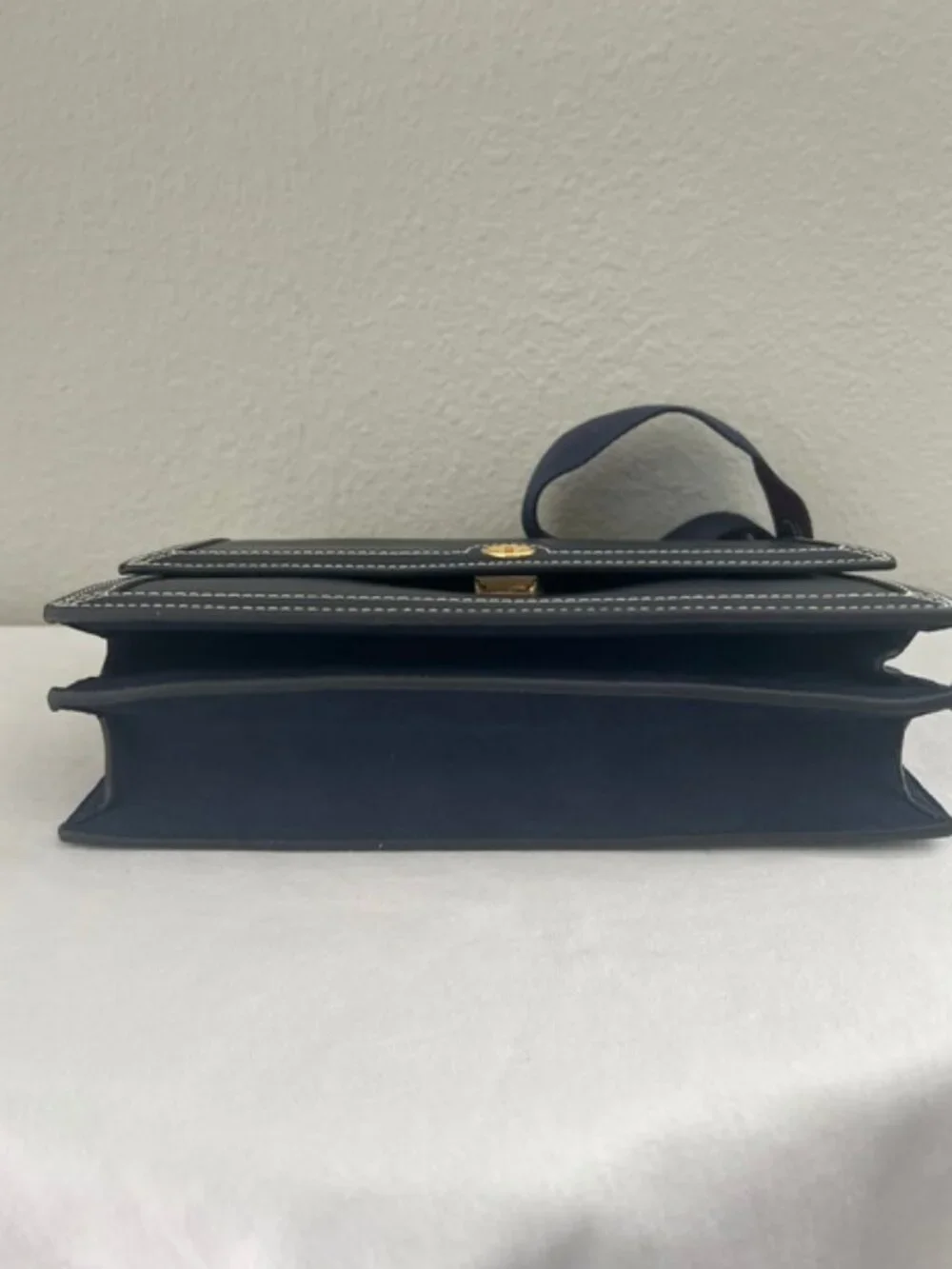 Tory Burch T Monogram Leather Shoulder Bag - Midnight